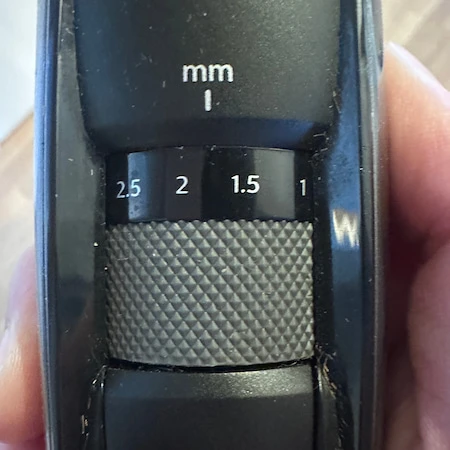 Skægtrimmer med zoomring