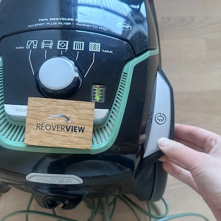 Stofzuiger met automatische kabelopwinding