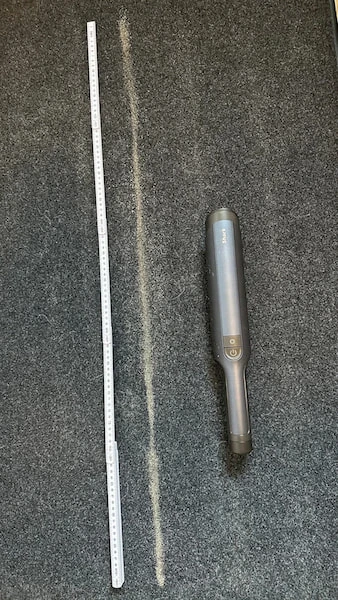 Al termine del test di pulizia dei tappeti