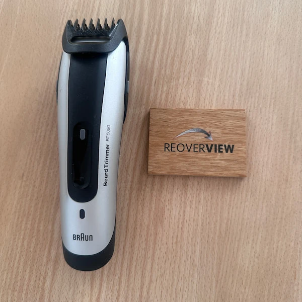 En skægtrimmer i mellemprisklassen jeg har testet, Braun BT5090