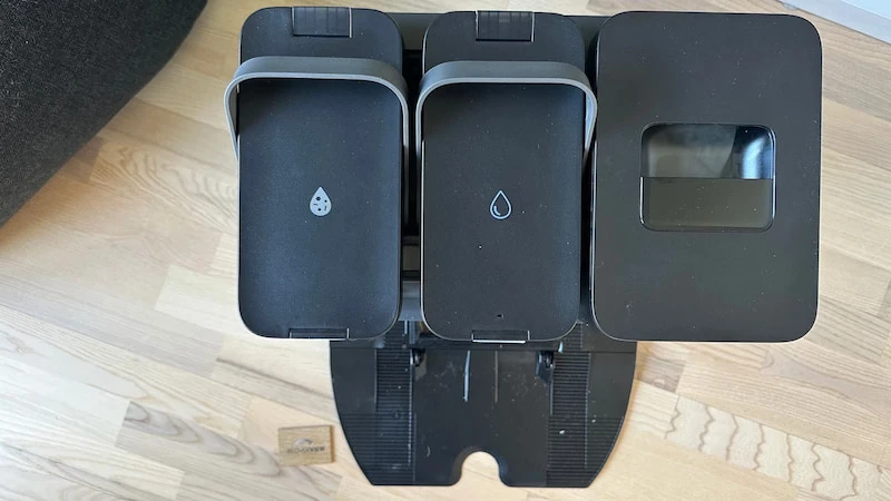 Het basisstation van bovenaf