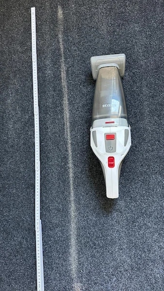 Al termine del test di pulizia dei tappeti