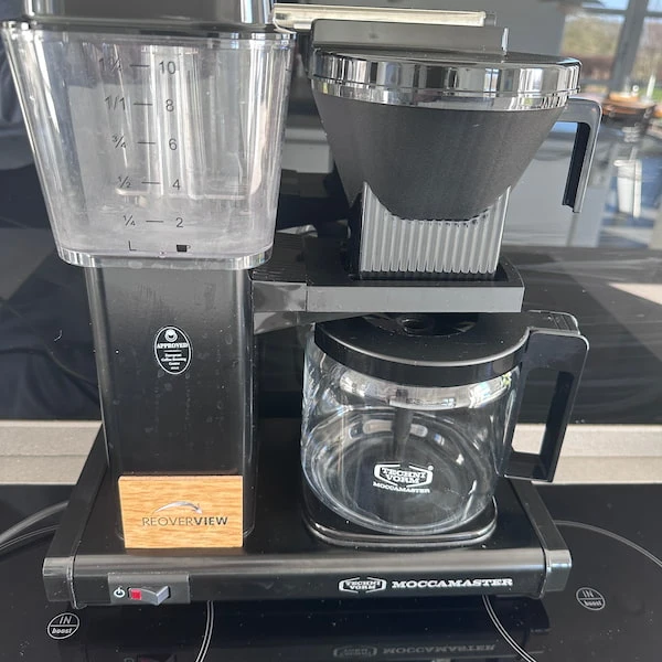 Moccamaster HBG741 AO, en af de filterkaffemaskiner jeg har testet